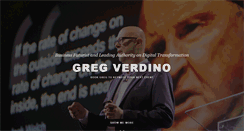 Desktop Screenshot of gregverdino.com