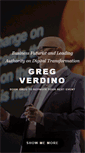 Mobile Screenshot of gregverdino.com